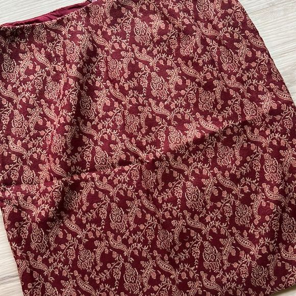 Y2K Tailor B. Moss Vintage Pencil Skirt Paisley Size 2 - Picture 2 of 4